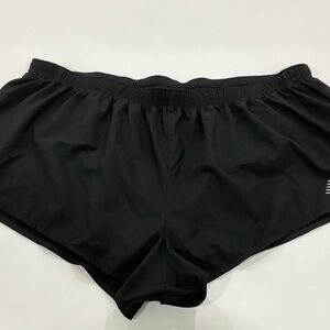 New Balance Men’s XXL Black Athletic Running Shorts with Elastic Waist & Liner.